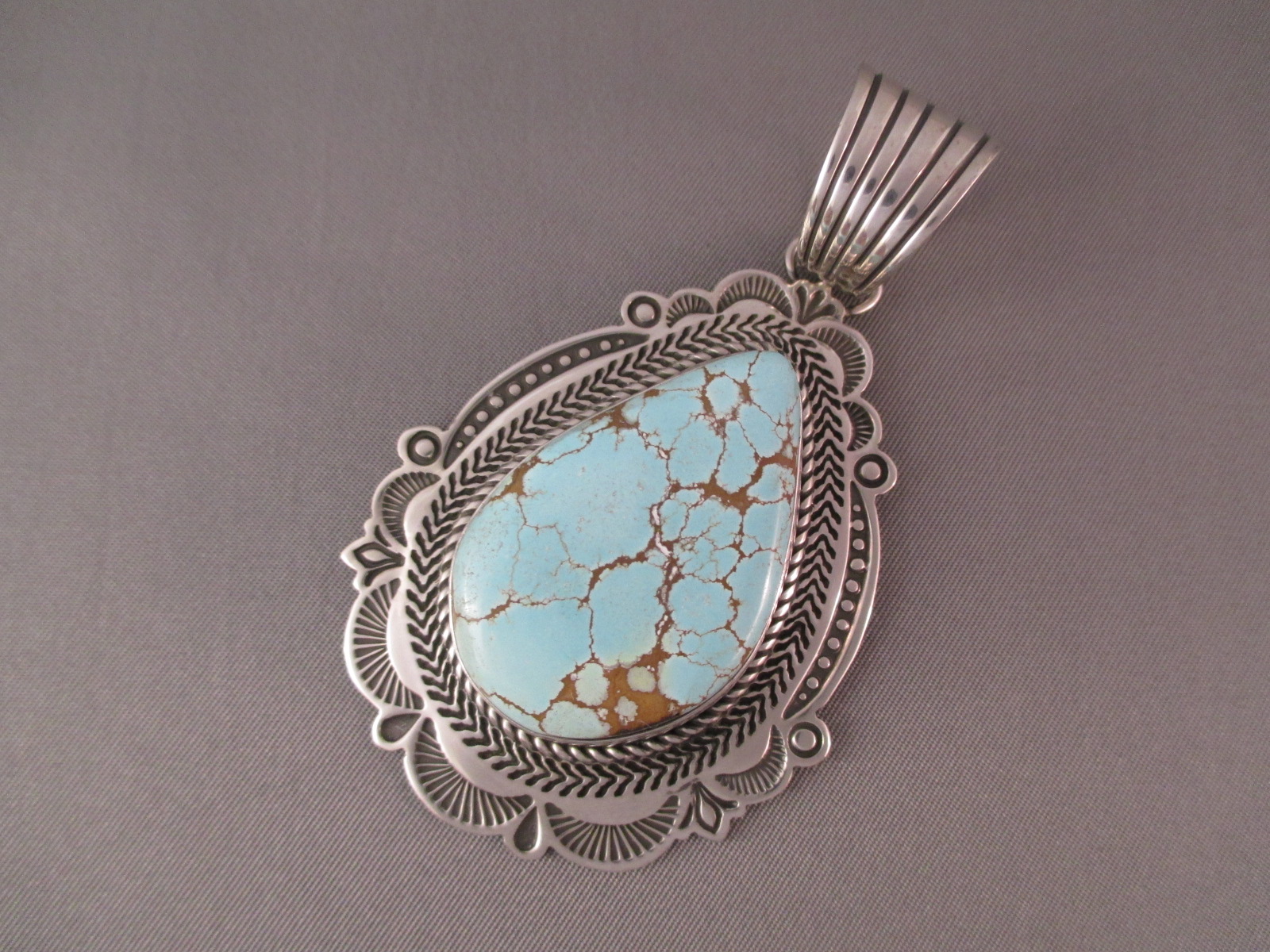 Number Eight Turquoise Pendant – #8 Turquoise