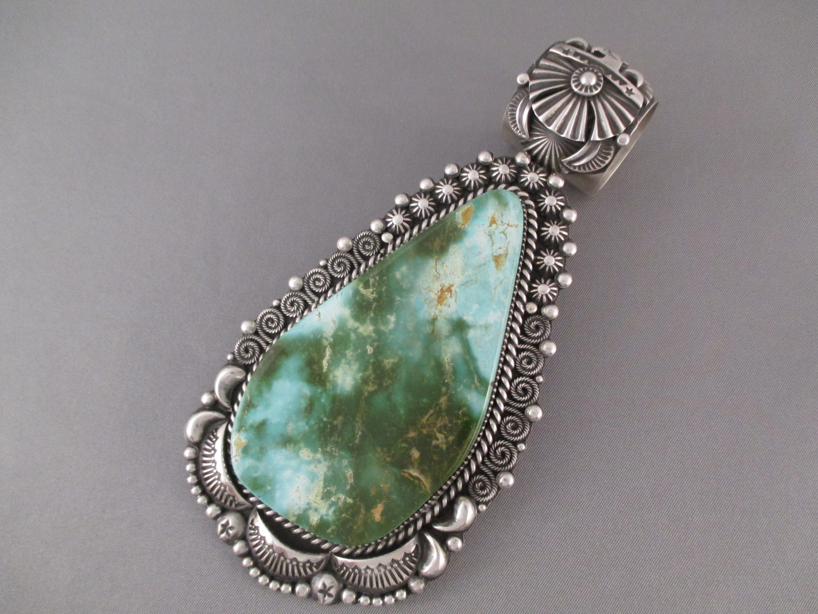 LARGE Royston Turquoise Pendant