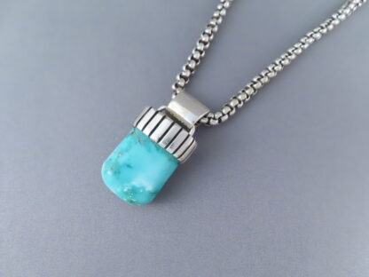 Fox Turquoise Pendant Necklace