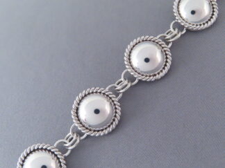 Sterling Silver Link Bracelet by Artie Yellowhorse