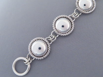 Sterling Silver Link Bracelet by Artie Yellowhorse
