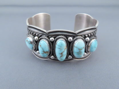 Dry Creek Turquoise Cuff Bracelet by Andy Cadman
