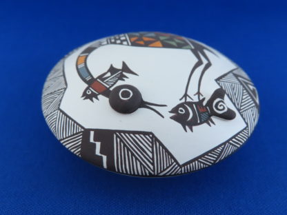 Seed Pot with ‘Cloudswallower’ by Carolyn Concho (Acoma)