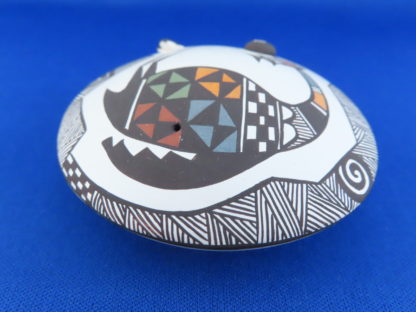 Seed Pot with ‘Cloudswallower’ by Carolyn Concho (Acoma)