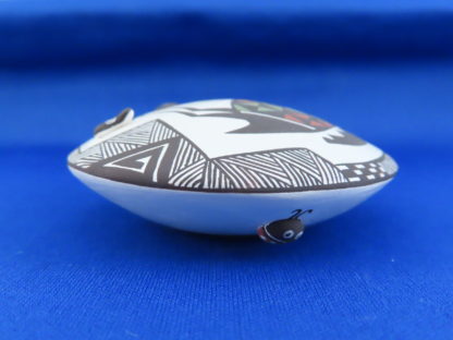 Seed Pot with ‘Cloudswallower’ by Carolyn Concho (Acoma)