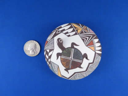 Carolyn Concho Seed Pot with Turtle (Acoma Pottery)