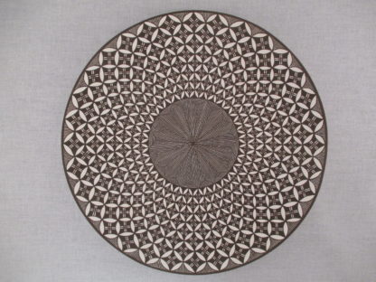 Acoma Pottery Plate by Rebecca Lucario