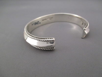 Sterling Silver Cuff Bracelet by Artie Yellowhorse and Henry Chackee