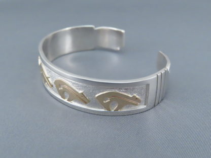 Robert Taylor ‘BEAR’ Cuff Bracelet (14kt Gold & Sterling Silver)