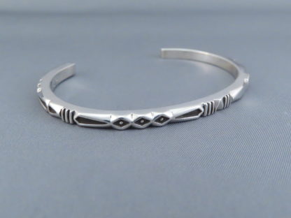 Sterling Silver Cuff Bracelet by Jennifer Curtis (Large)