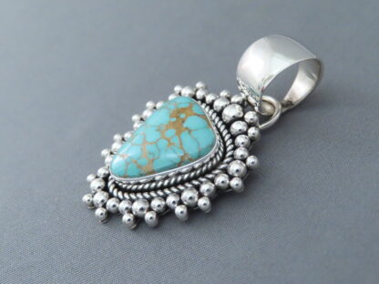 Carico Lake Turquoise Pendant by Artie Yellowhorse