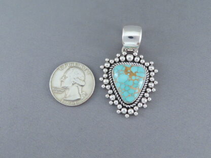 Carico Lake Turquoise Pendant by Artie Yellowhorse