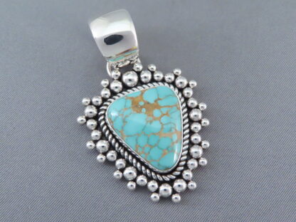 Carico Lake Turquoise Pendant by Artie Yellowhorse