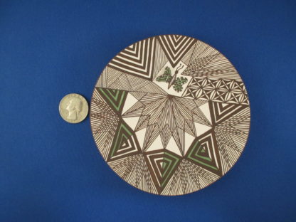 Acoma Pottery Plate with Butterfly