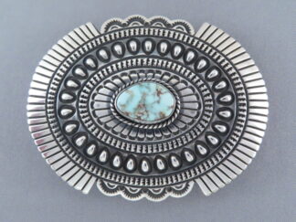 Dry Creek Turquoise Navajo Belt Buckle