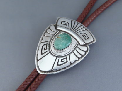 Royston Turquoise Bolo Tie by Leonard Gene