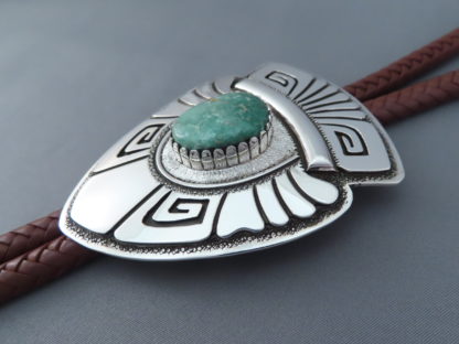 Royston Turquoise Bolo Tie by Leonard Gene