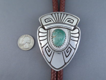 Royston Turquoise Bolo Tie by Leonard Gene