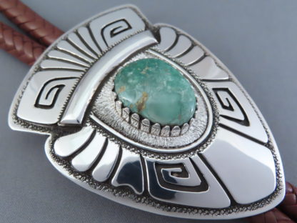 Royston Turquoise Bolo Tie by Leonard Gene