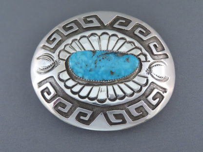 Morenci Turquoise Belt Buckle