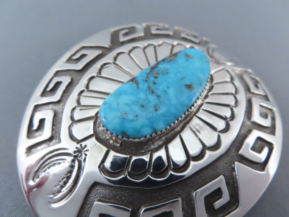 Morenci Turquoise Belt Buckle