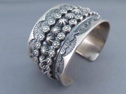 Marc Antia Sterling Silver Cuff Bracelet – Wide