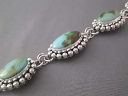 Royston Turquoise Link Bracelet by Artie Yellowhorse