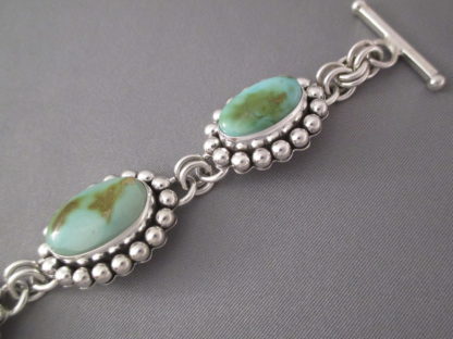 Royston Turquoise Link Bracelet by Artie Yellowhorse