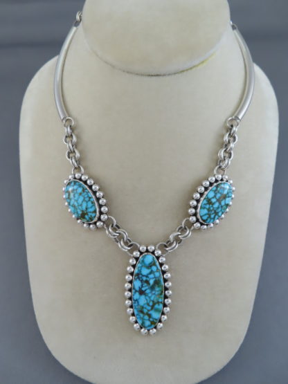 Kingman Turquoise Necklace by Artie Yellowhorse