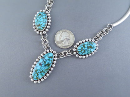 Kingman Turquoise Necklace by Artie Yellowhorse