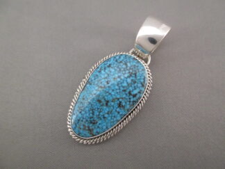 Kingman Turquoise Pendant by Artie Yellowhorse