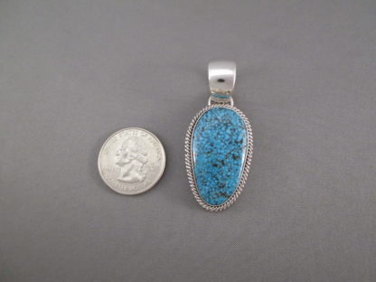 Kingman Turquoise Pendant by Artie Yellowhorse