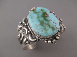 Royston Turquoise Cuff Bracelet by Derrick Gordon (Navajo)
