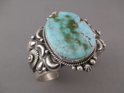 Royston Turquoise Cuff Bracelet by Derrick Gordon (Navajo)