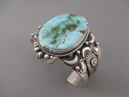 Royston Turquoise Cuff Bracelet by Derrick Gordon (Navajo)