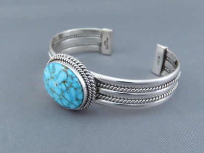 Kingman Turquoise Bracelet by Artie Yellowhorse