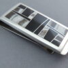 Dolomite & Black Jade Inlay Money Clip