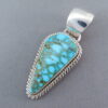 Kingman Turquoise Pendant by Artie Yellowhorse (smaller)