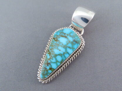 Kingman Turquoise Pendant by Artie Yellowhorse (smaller)