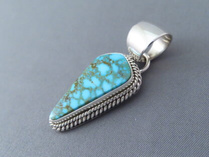 Kingman Turquoise Pendant by Artie Yellowhorse (smaller)