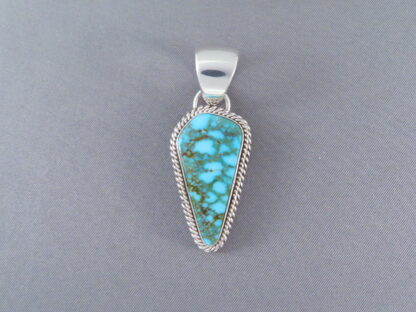 Kingman Turquoise Pendant by Artie Yellowhorse (smaller)