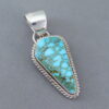 Kingman Turquoise Pendant by Artie Yellowhorse (smaller)