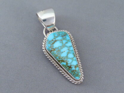 Kingman Turquoise Pendant by Artie Yellowhorse (smaller)