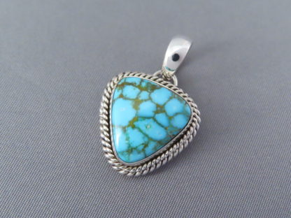 Kingman Turquoise & Sterling Silver Pendant (smaller)