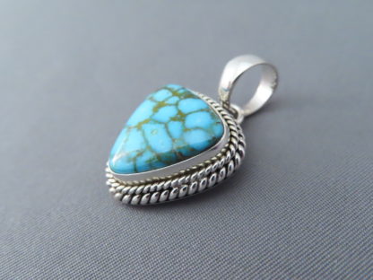 Kingman Turquoise & Sterling Silver Pendant (smaller)