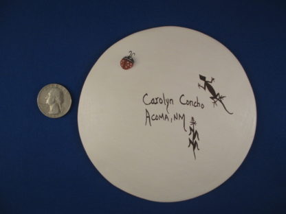 Dragonfly Pottery Plate – Acoma Pottery by Carolyn Concho