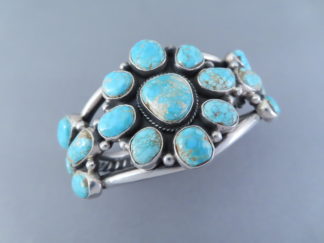 Number Eight Turquoise Cuff Bracelet