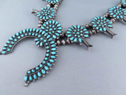 Morenci Turquoise Squash Blossom Necklace – Vintage
