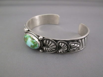Sterling Silver & Royston Turquoise Cuff Bracelet