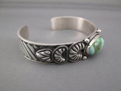 Sterling Silver & Royston Turquoise Cuff Bracelet